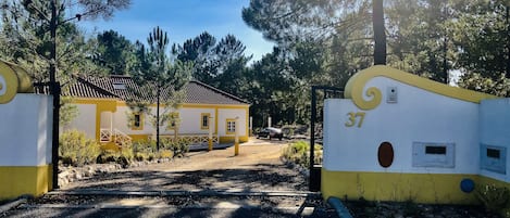 The entrance of the Villa. 