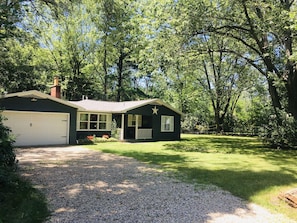 Private large lot with a lot of shade