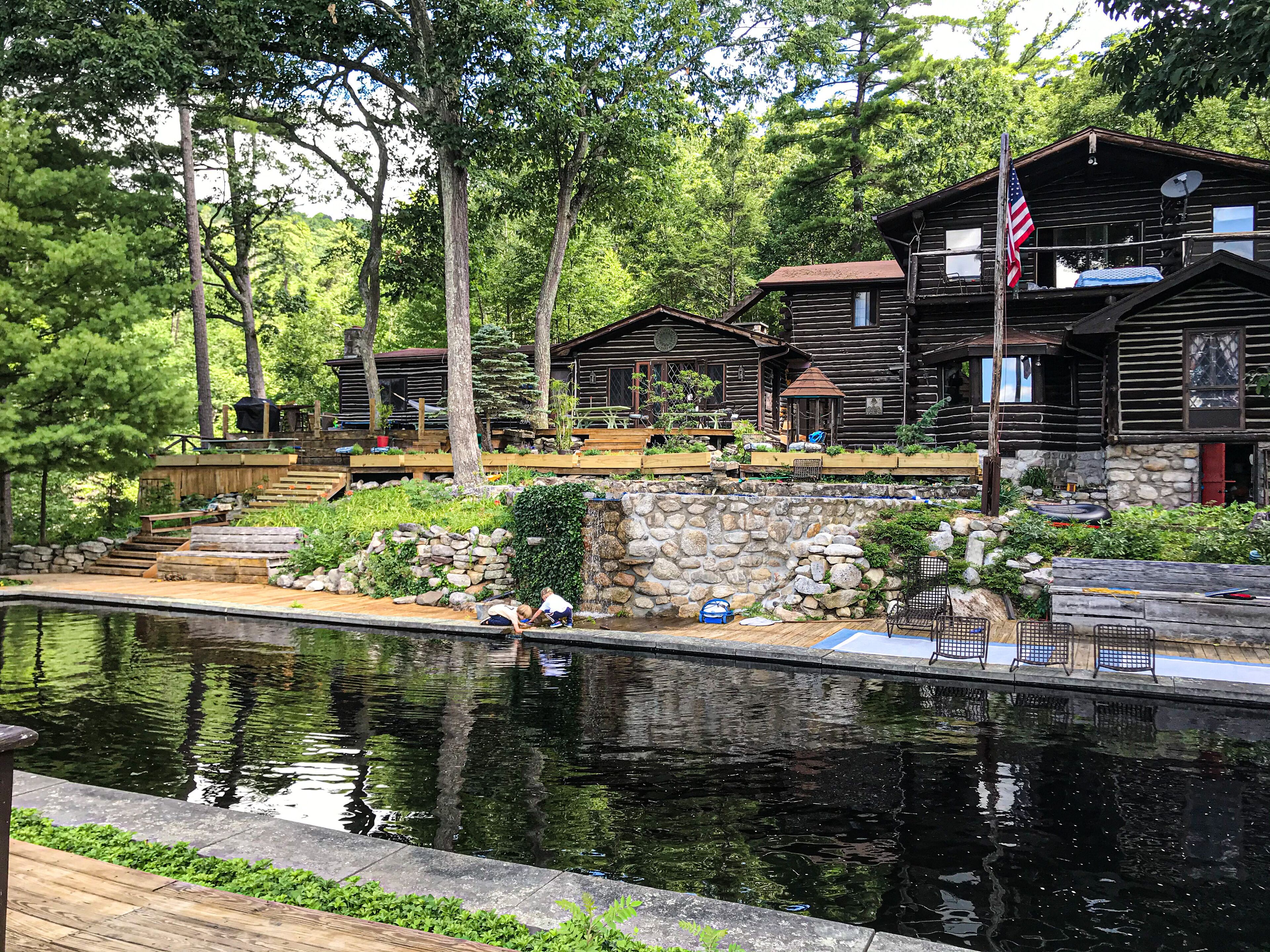 1890's Log Cabin ~ 230 Acre Private Reserve ~ 150' Waterfall 1890's Log Cabin ~ 230 Acre Private Reserve ~ 150' Waterfall