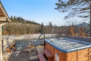 A soak and a view