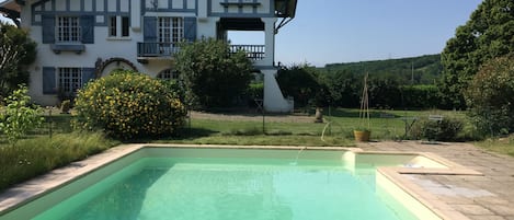 Main house - Saint Sever des Pyrenees -and pool