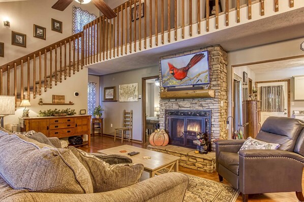 Gatlinburg Vacation Rental | 2BR | 2BA | Stairs Required | 1,300 Sq Ft