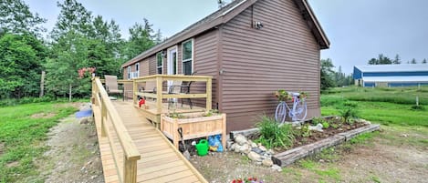 Cherryfield Vacation Rental | 1BR | 1BA | Single-Story Cottage