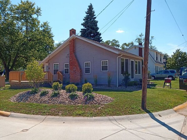 East side of cottage