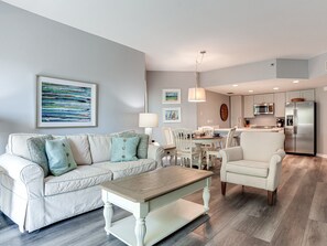Living Room, Dining Area and Kitchen at 217 Barrington Court