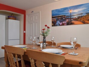 Dining Area | Hilltop Hideaway, Whitby