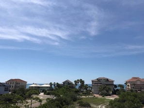 Ocean View From Third Floor Living Room