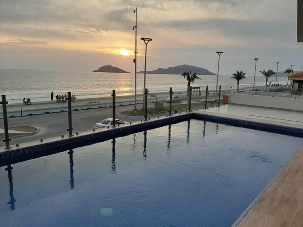 Pool Sunset
