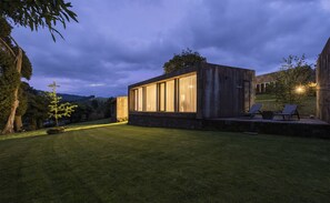 Front of property – evening/night