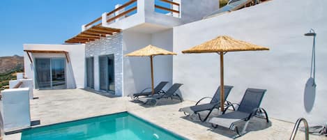 Incredible sea view, private pool, Plakias, Crete