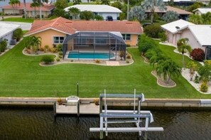 Enjoy fabulous Saltwater pool and dock for fishing!