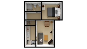 Layout/ floor plan. Floor plan of Apartment 4,