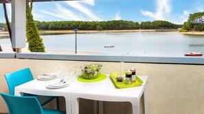 Enjoy some fresh air on the private balcony or terrace - Please note that views vary!