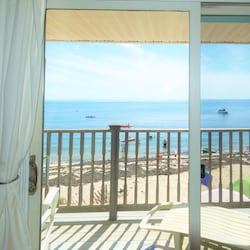 Walkout from second floor Master bedroom to private deck