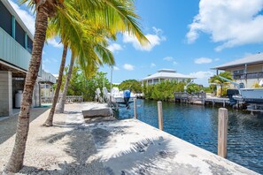 Enjoy ~25' of dockage, providing convenient access to the water for your boat. (Note: boat will be on boat lift, boat lift not available to guests)