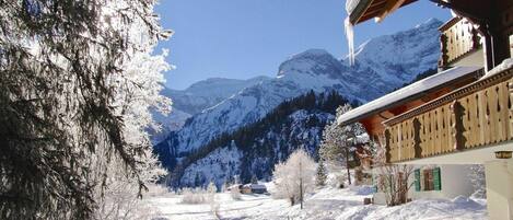 Snow, Winter, Mountain, Sky, Alps, Freezing, Mountain Range, Tree, Piste, House