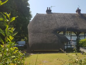 Cat slide roof