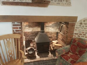 Inglenook with bread oven
