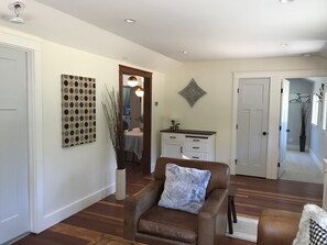 Living room leading to kitchen/diner