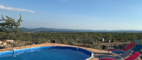 Vue panoramique piscine
