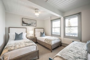 Welcome to cozy charm! Two twin beds, day bed, inviting decor, tranquility assured.