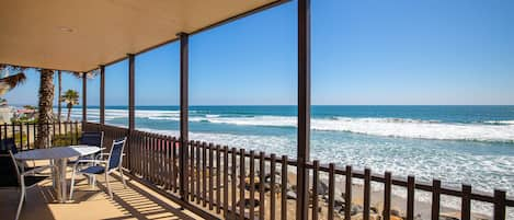 Unobstructed Ocean Views from your 30 foot balcony!