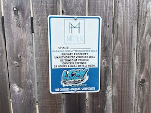 Parking spots provided. Message for availability.