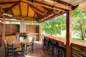 Furnished Deck | Wood-Burning Fireplace
