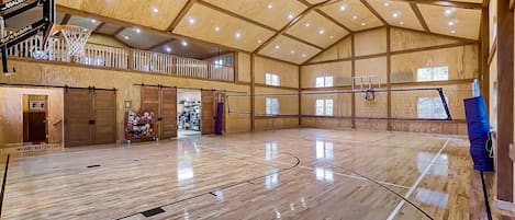 Interior of Gym- Basketball, Volleyball, Pickleball, Dodgeball