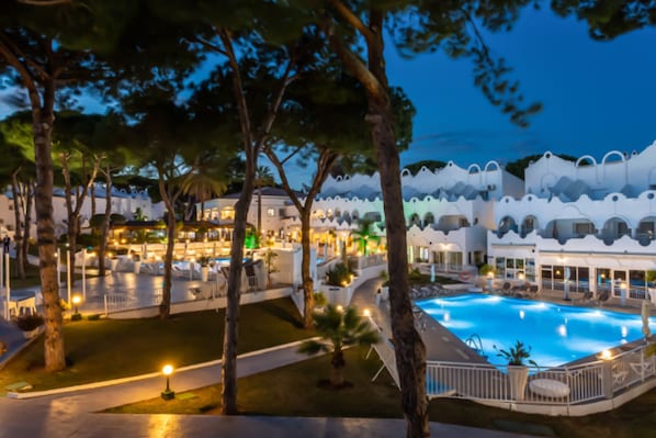 Resort at night