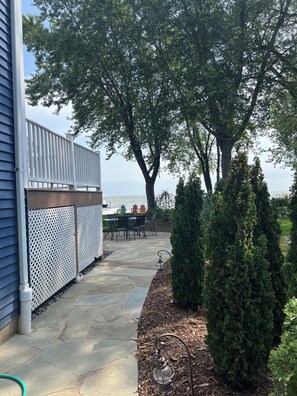 Walkway from the front to the backyard