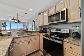 fully stocked kitchen