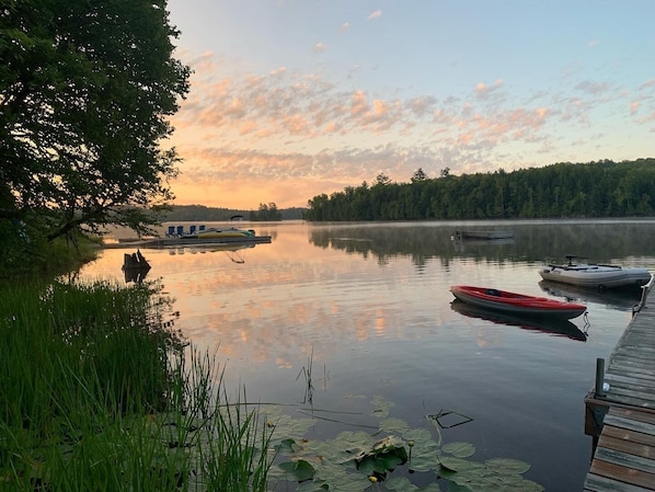 Just another sunrise in Paradise, yours to enjoy on Grand Lake
