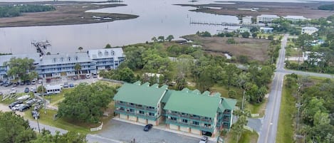 Condo looking out to the Steinhatchee River & Gulf of Mexico 