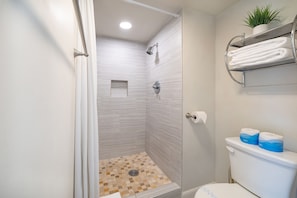 Bathroom with walk-in shower