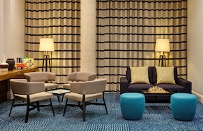 The welcoming lobby provides a lounge area for guests to relax.
