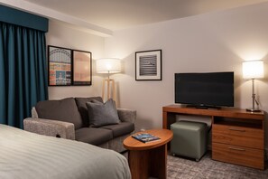Watch a show on the flat screen TV