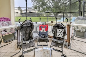 Free Baby Gear! Strollers, Monitors, Pack & Plays w/ Mattresses & Sheets, High Chairs, etc.