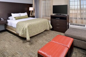 Drift to sleep in a comfortable bed after a wonderful day outside.