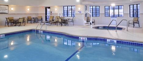 Take a dip in the indoor pool.