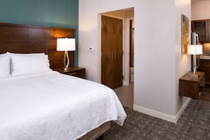 Drift to sleep in a comfortable bed after a wonderful day outside.