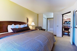 Enjoy a restful sleep in one of the bedrooms.