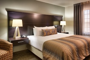 Drift to sleep in the comfortable King bed.