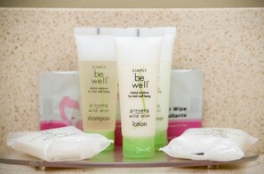 Make use of the FREE toiletries.