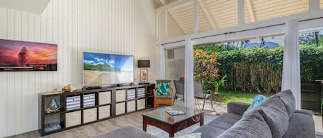 Relax in this living area