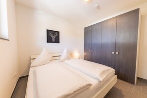 Fewo T7 50 qm, 1 Schlafzimmer mit Balkon, max. 3 Personen-Schlafzimmer