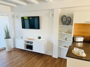 Wohnzimmer mit TV