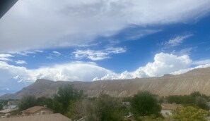 View from front balconies, Mount Garfield and the Bookcliffs 