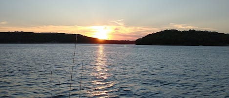 Beautiful Lake Ozark sunset 