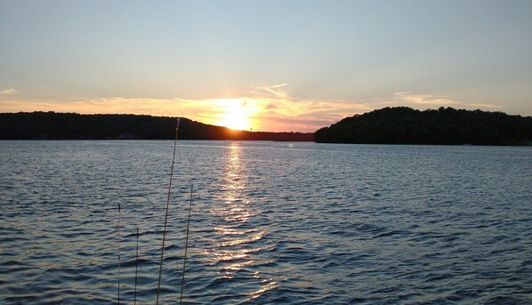 Beautiful Lake Ozark sunset 